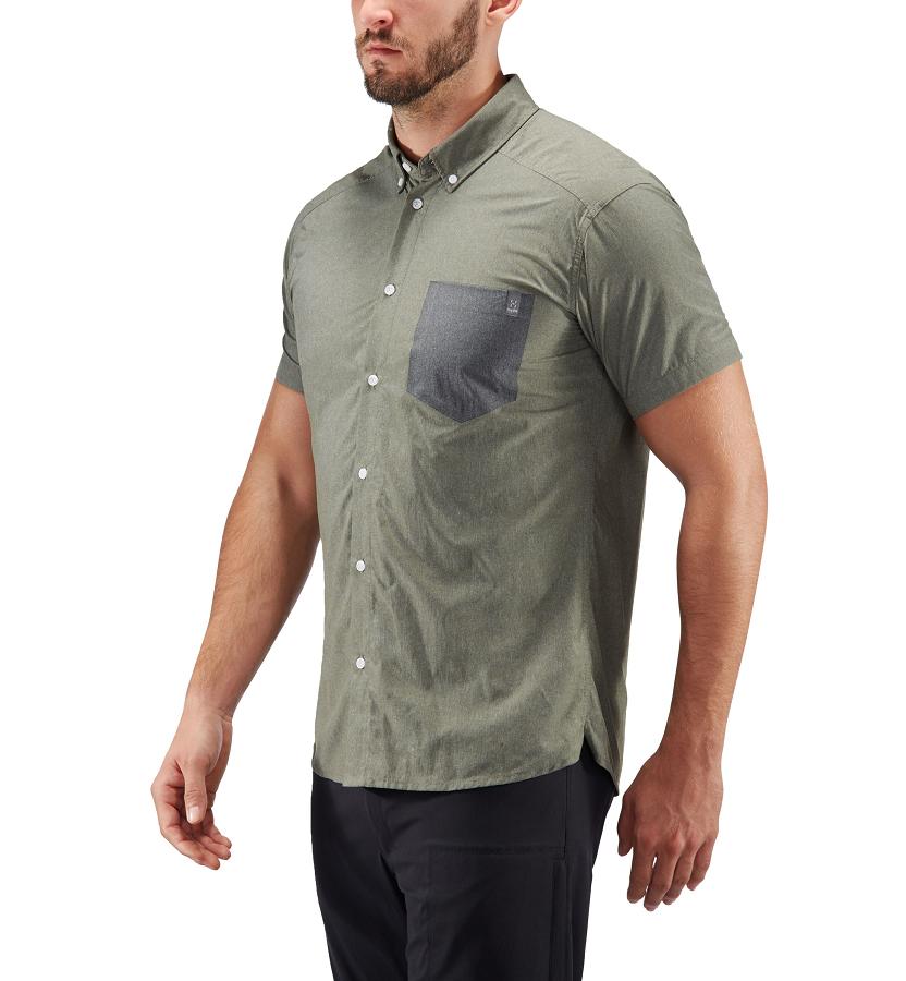 Haglöfs Vejan Shirts Green For Mens PMQAI8410 Australia